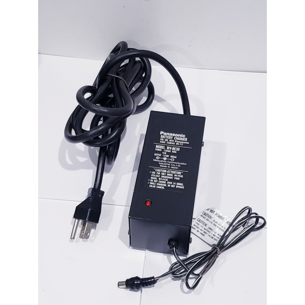 Panasonic WV-BC30 Battery Charger For Panasonic WV Camcorder Series